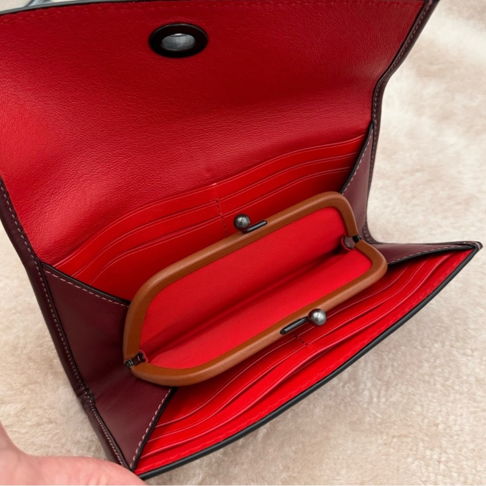 Coach 1941 Turnlock Envelope Wallet with Kisslock